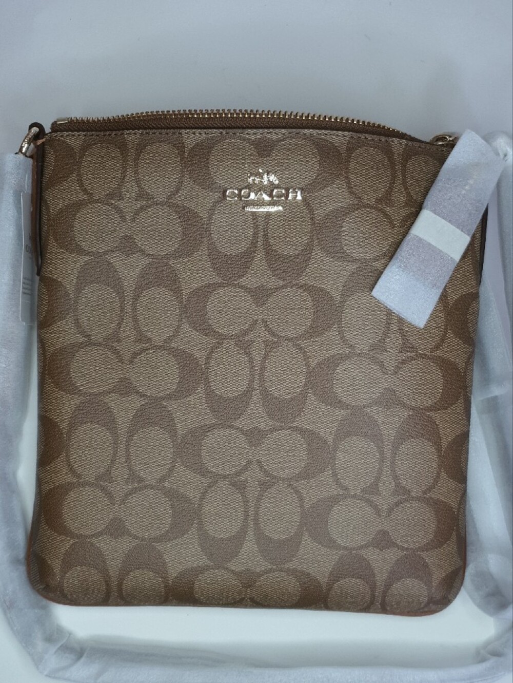 Coach Signature North/South Crossbody Bag NWT